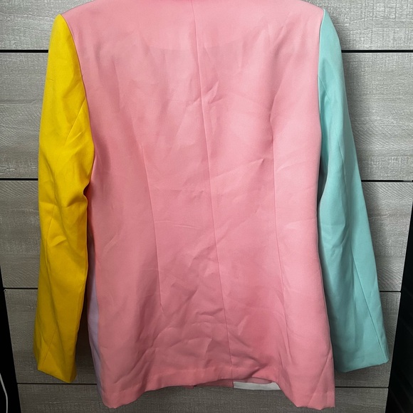 Pastel Colorblock Blazer - Picture 5 of 7